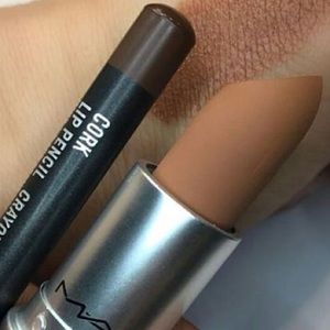 M.A.C 2 combo: impulsive lipstick cork lipliner